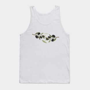 Natural Olive Branch Tank Top